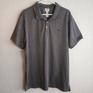 Dockers‎ Casual Polo Shirt Mens Large Short Sleeve Gray